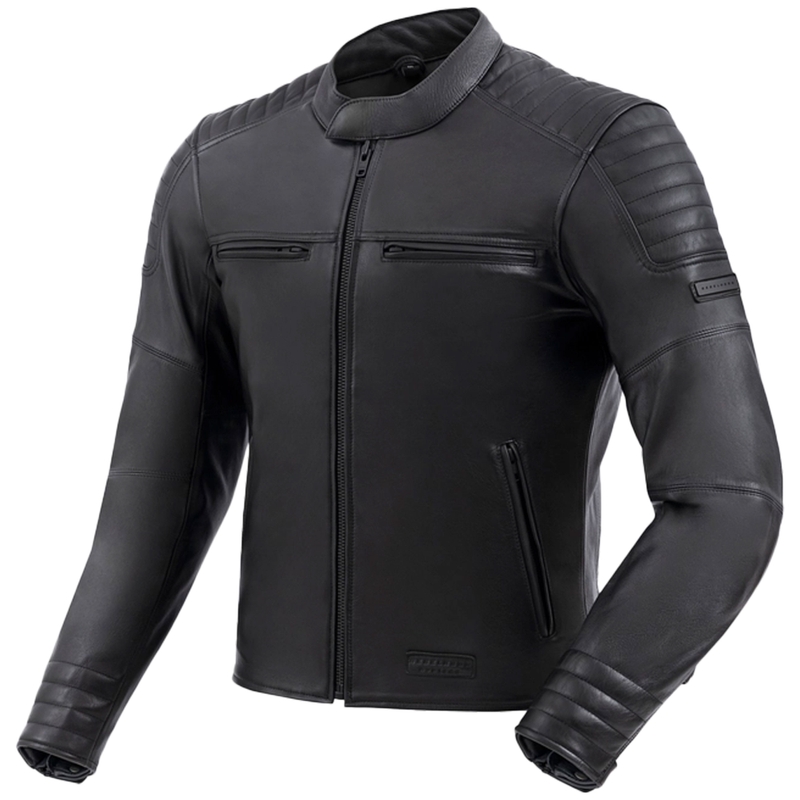 Kožna motociklistička jakna Rebelhorn Hunter II crna