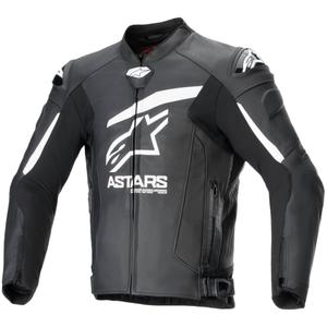 Kožna motociklistička jakna Alpinestars GP plus R 4 Airflow crno-bijela