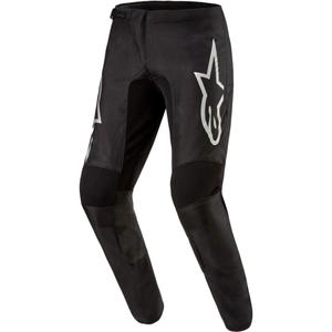 Alpinestars Fluid Graphite motocross hlače crno-srebrne