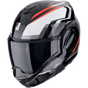 Motoristička kaciga na preklop Scorpion EXO-TECH EVO FURIO crno-crvena