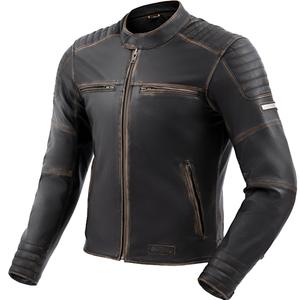 Kožená bunda na motorku Rebelhorn Hunter II hnědá