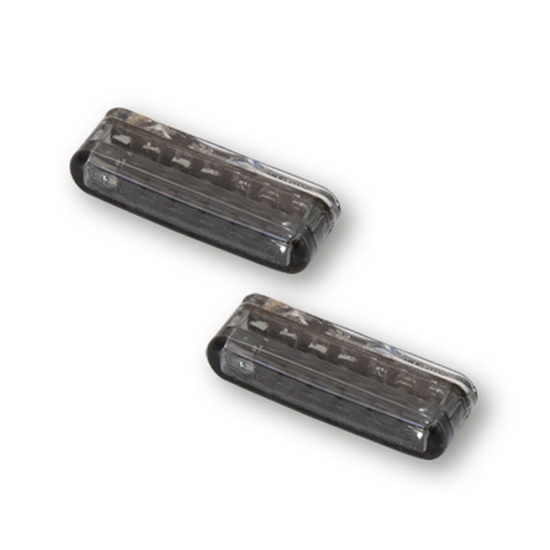 Pokazivači smjera za motocikle Highsider Smart Shorty LED 3u1 crni