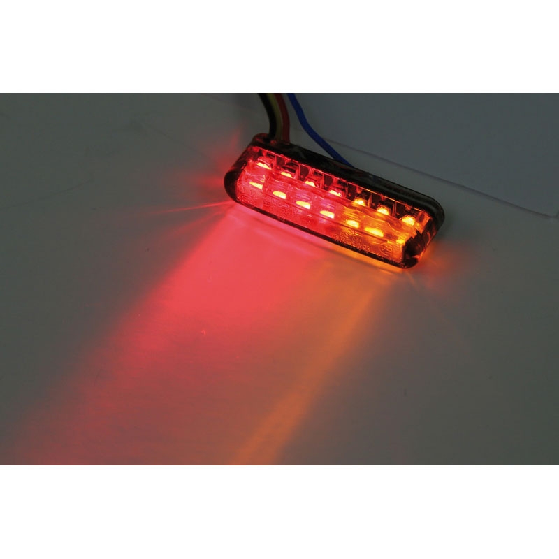 Pokazivači smjera za motocikle Highsider Smart Shorty LED 3u1 crni