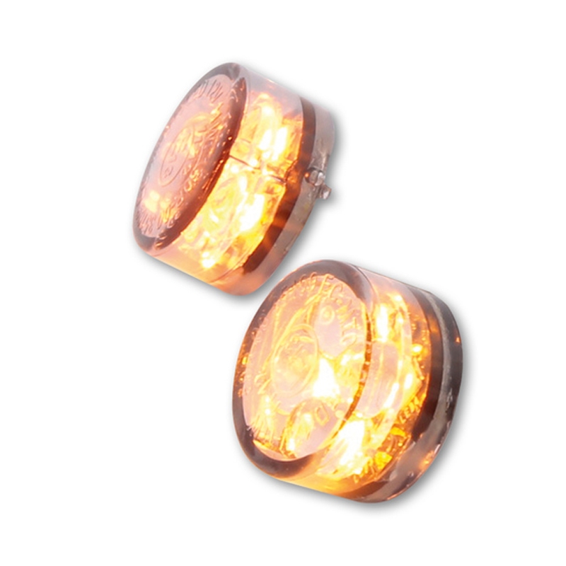 Pokazivači smjera za motocikle Highsider Smart Module Sixteen LED 3u1 dimljeno sivi