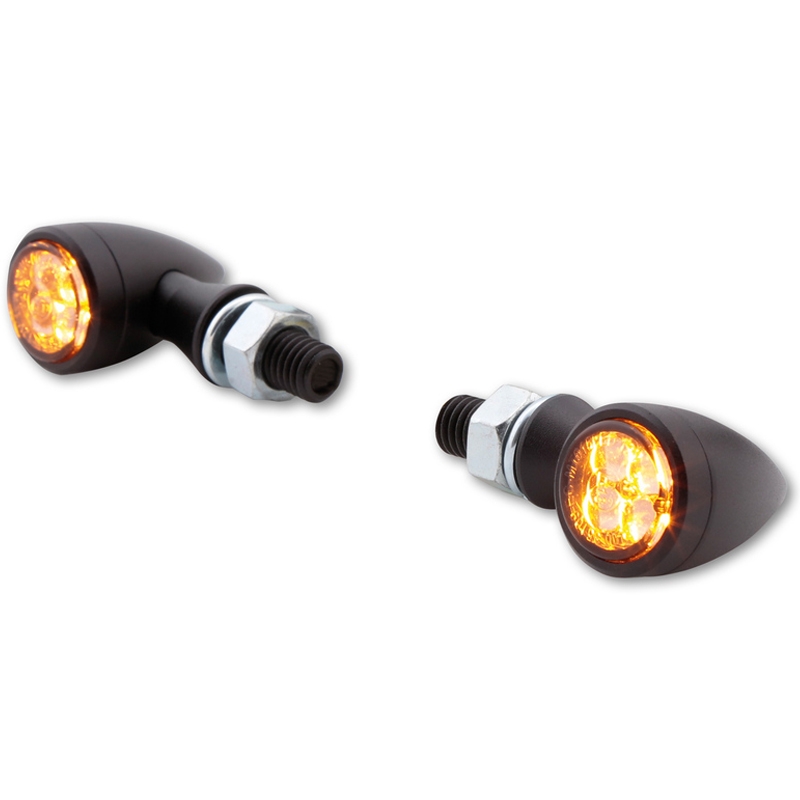Pokazivači smjera za motocikle Highsider Smart Sixteen Bullet LED 3u1 dimljeno sivi