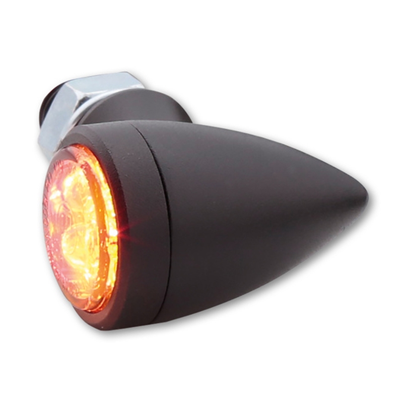 Pokazivači smjera za motocikle Highsider Smart Sixteen Bullet LED 3u1 dimljeno sivi