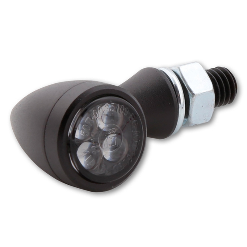 Pokazivači smjera za motocikle Highsider Smart Sixteen Bullet LED 3u1 dimljeno sivi
