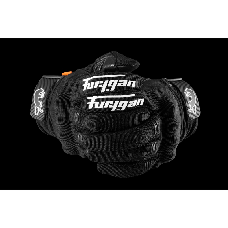 Furygan Jet Lady D3O® Evo ženske motociklističke rukavice crno-bijele