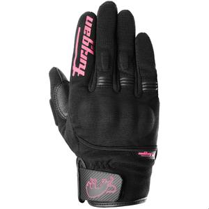 Furygan Jet Lady D3O® Evo ženske motociklističke rukavice crno-roze boje