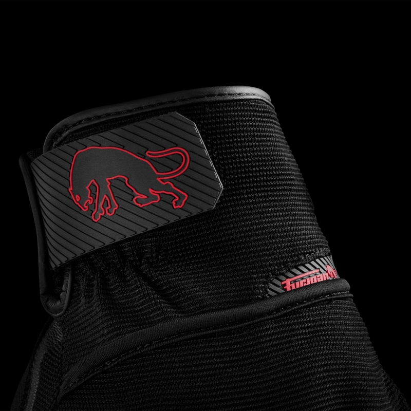 Furygan Jet D3O Evo motociklističke rukavice crno-crvene