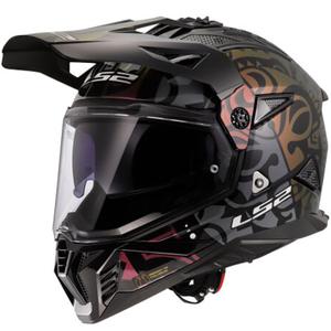 Enduro motociklistička kaciga LS2 MX702 Pioneer II Rangi crna
