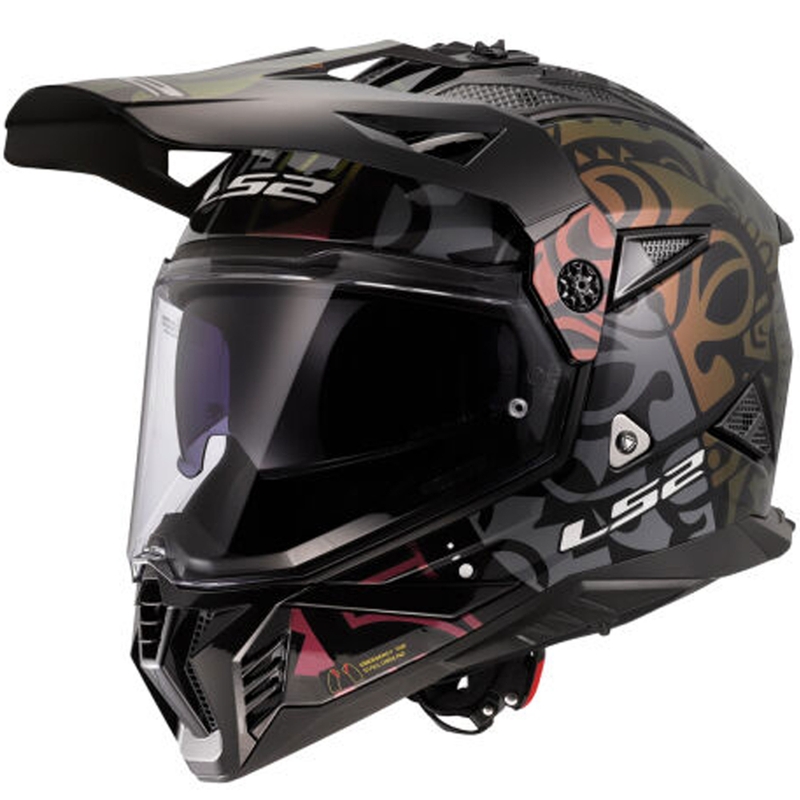 Enduro motociklistička kaciga LS2 MX702 Pioneer II Rangi crna