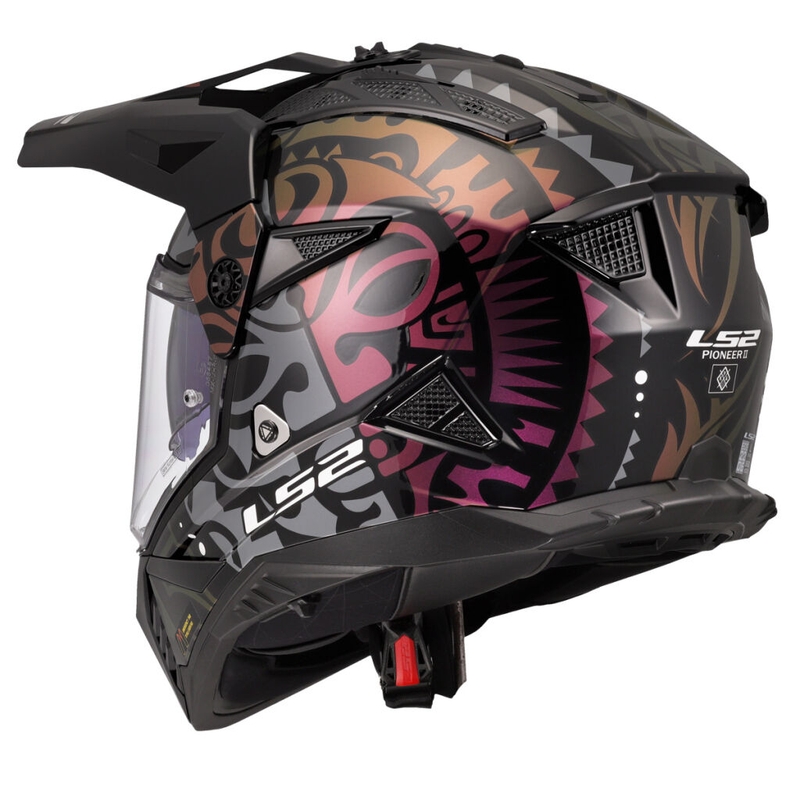 Enduro motociklistička kaciga LS2 MX702 Pioneer II Rangi crna