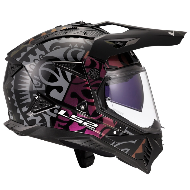 Enduro motociklistička kaciga LS2 MX702 Pioneer II Rangi crna