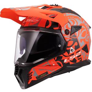 Enduro motociklistička kaciga LS2 MX702 Pioneer II Rangi narančasta