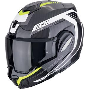 Motociklistička kaciga na preklop Scorpion EXO-TECH EVO CARBON COSY crno-fluo žuta
