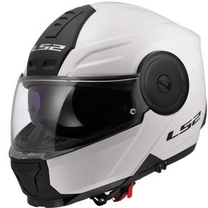 Preklopna motociklistička kaciga LS2 FF902 Scope II, jednobojna bijela