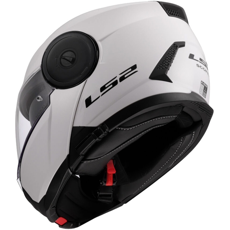 Preklopna motociklistička kaciga LS2 FF902 Scope II, jednobojna bijela