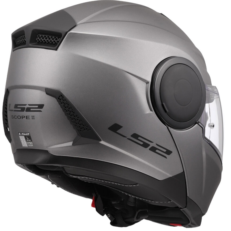 Preklopna motociklistička kaciga LS2 FF902 Scope II od punog mat titana