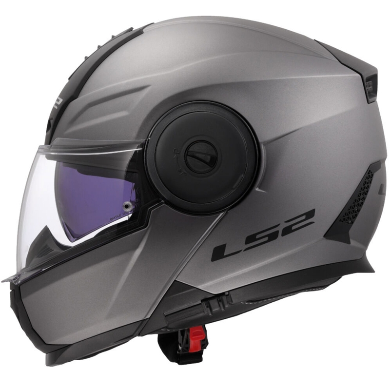 Preklopna motociklistička kaciga LS2 FF902 Scope II od punog mat titana