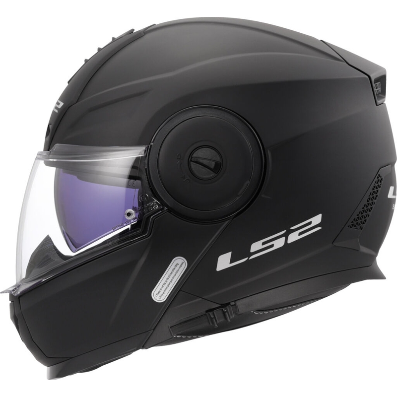 Preklopna motociklistička kaciga LS2 FF902 Scope II, jednobojna mat crna