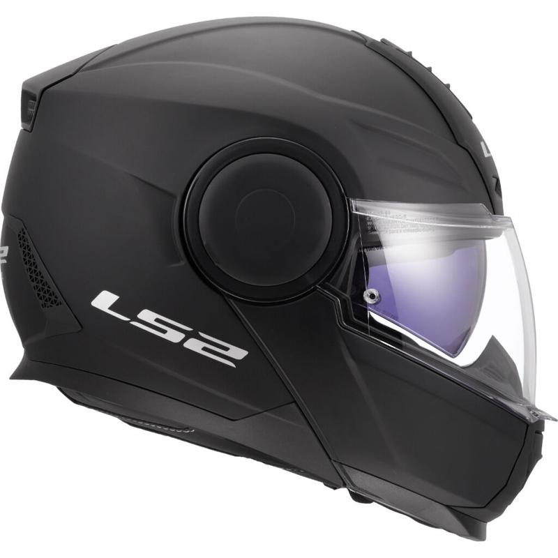 Preklopna motociklistička kaciga LS2 FF902 Scope II, jednobojna mat crna