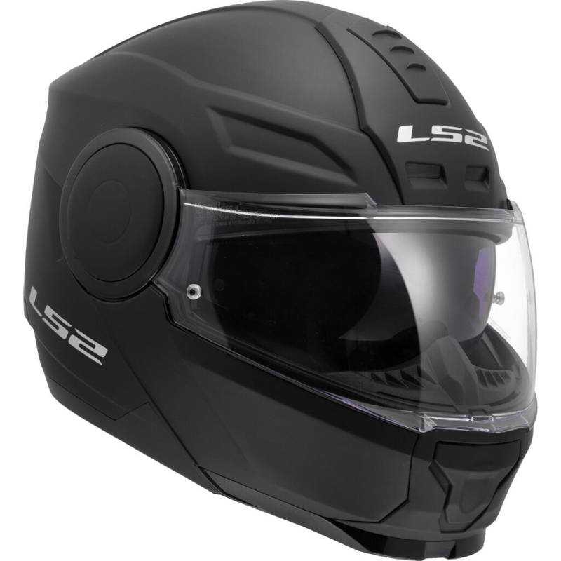 Preklopna motociklistička kaciga LS2 FF902 Scope II, jednobojna mat crna