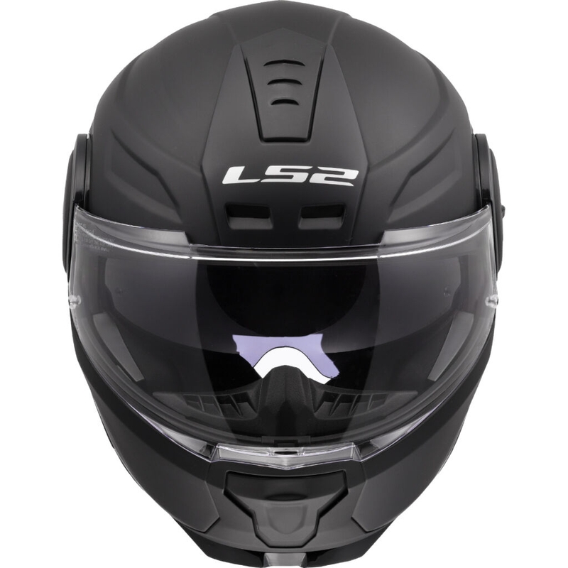Preklopna motociklistička kaciga LS2 FF902 Scope II, jednobojna mat crna
