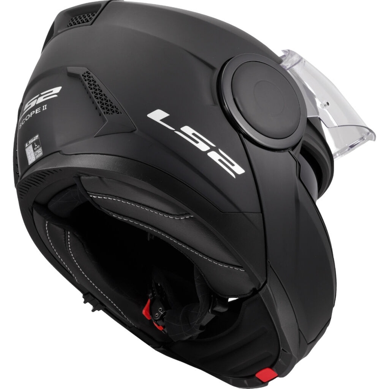 Preklopna motociklistička kaciga LS2 FF902 Scope II, jednobojna mat crna