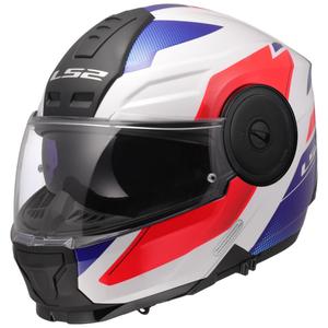 Preklopna motociklistička kaciga LS2 FF902 Scope II Duria bijelo-plavo-crvena
