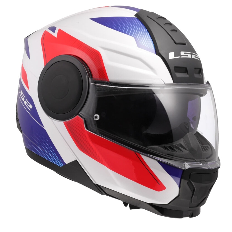 Preklopna motociklistička kaciga LS2 FF902 Scope II Duria bijelo-plavo-crvena