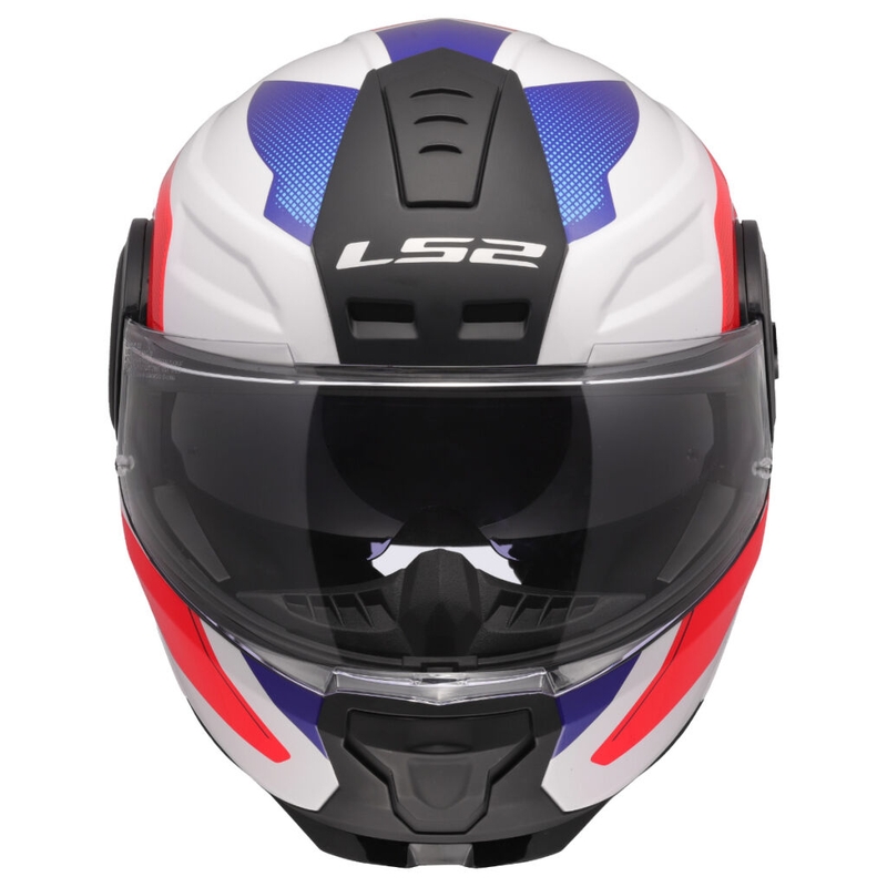 Preklopna motociklistička kaciga LS2 FF902 Scope II Duria bijelo-plavo-crvena