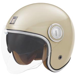 NOX PREMIUM Heritage krem bijela otvorena motociklistička kaciga