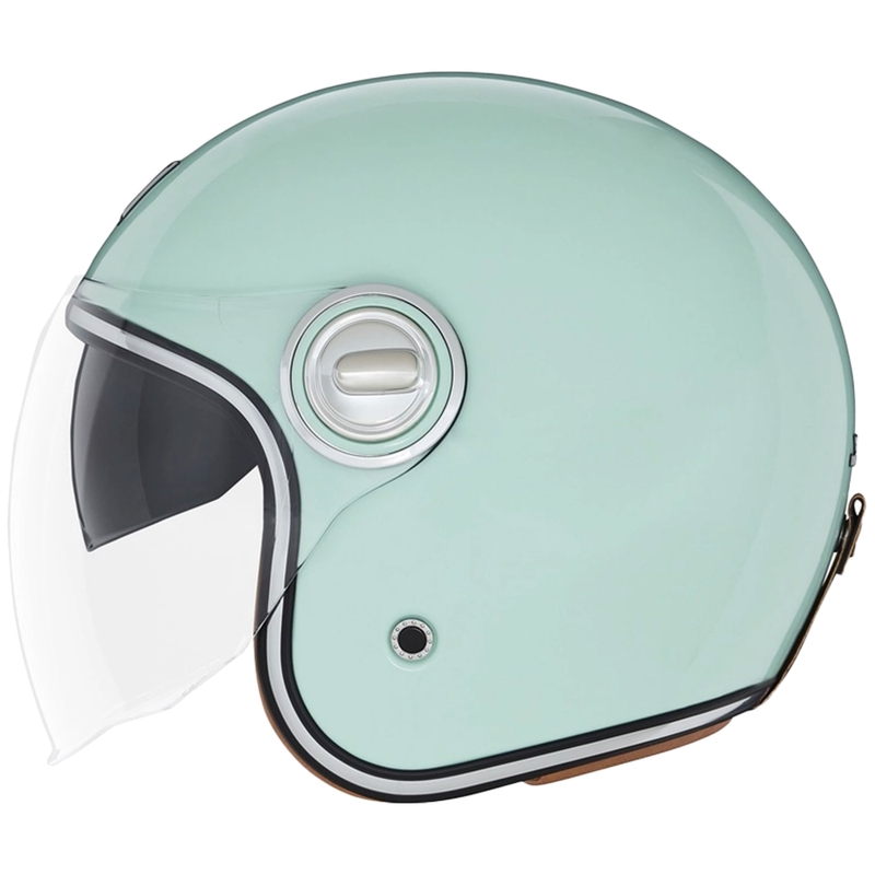 NOX PREMIUM Heritage otvorena motociklistička kaciga pastelno zelene boje