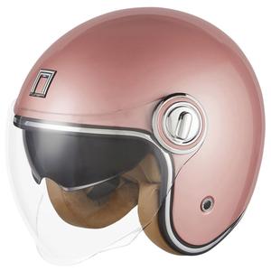 Otvorena motociklistička kaciga NOX PREMIUM Heritage rose gold