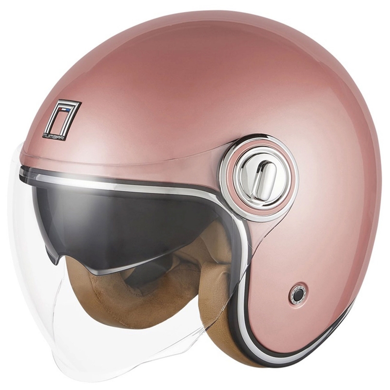 Otvorena motociklistička kaciga NOX PREMIUM Heritage rose gold