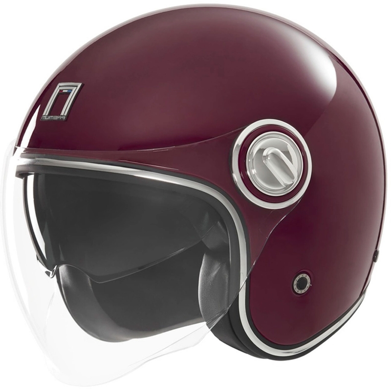 Otvorena motociklistička kaciga NOX PREMIUM Heritage bordeaux