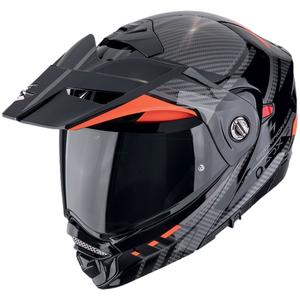 Motoristička kaciga na preklop Scorpion ADX-2 LEWIS crno-crvena