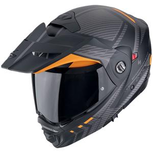 Motociklistička kaciga na preklop Scorpion ADX-2 LEWIS mat crno-narančasta