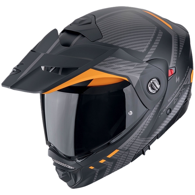 Motociklistička kaciga na preklop Scorpion ADX-2 LEWIS mat crno-narančasta