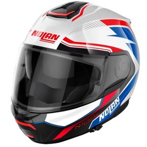 Preklopna motociklistička kaciga Nolan N100-6 Surveyor N-COM 24 bijelo-plava