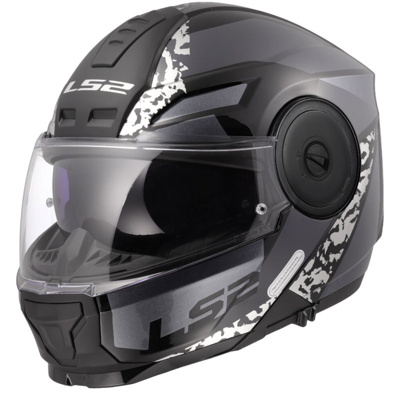 Preklopna motociklistička kaciga LS2 FF902 Scope II Oxyd crna-titan