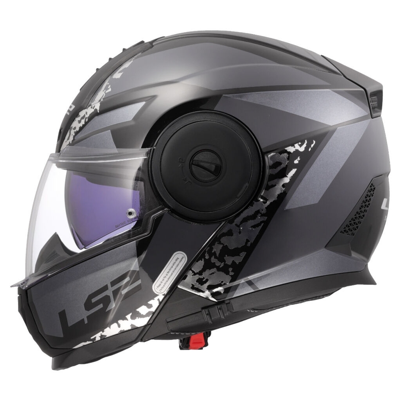 Preklopna motociklistička kaciga LS2 FF902 Scope II Oxyd crna-titan
