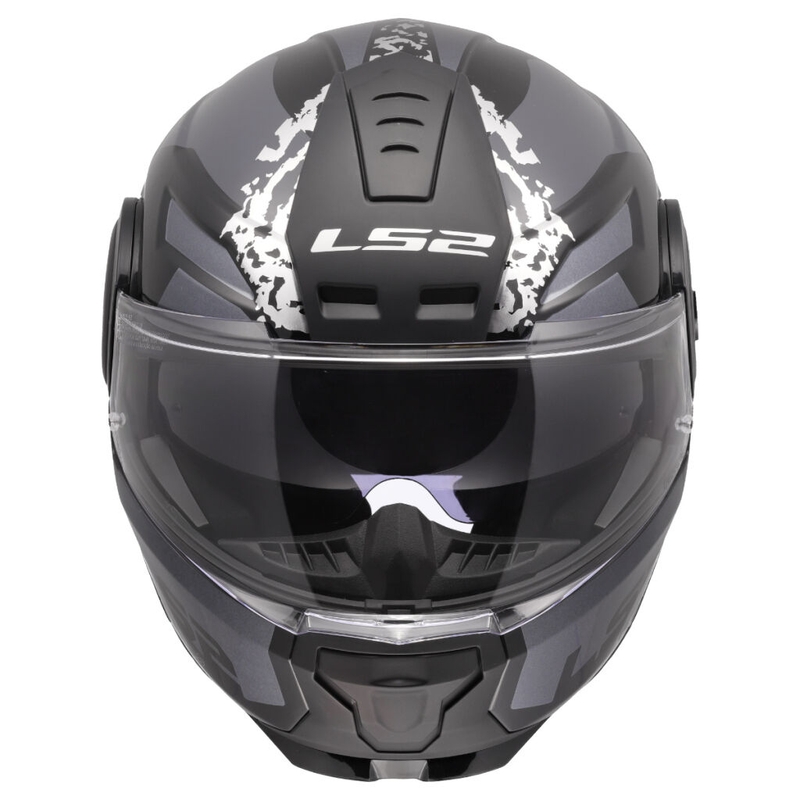 Preklopna motociklistička kaciga LS2 FF902 Scope II Oxyd crna-titan