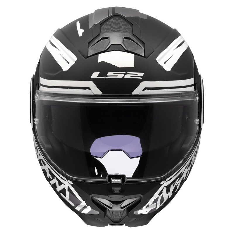 Preklopna motociklistička kaciga LS2 FF910 Advant II Tape crna