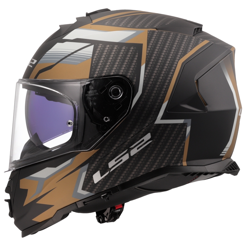 LS2 FF800 Storm II Tracker integralna motociklistička kaciga crno-zlatna