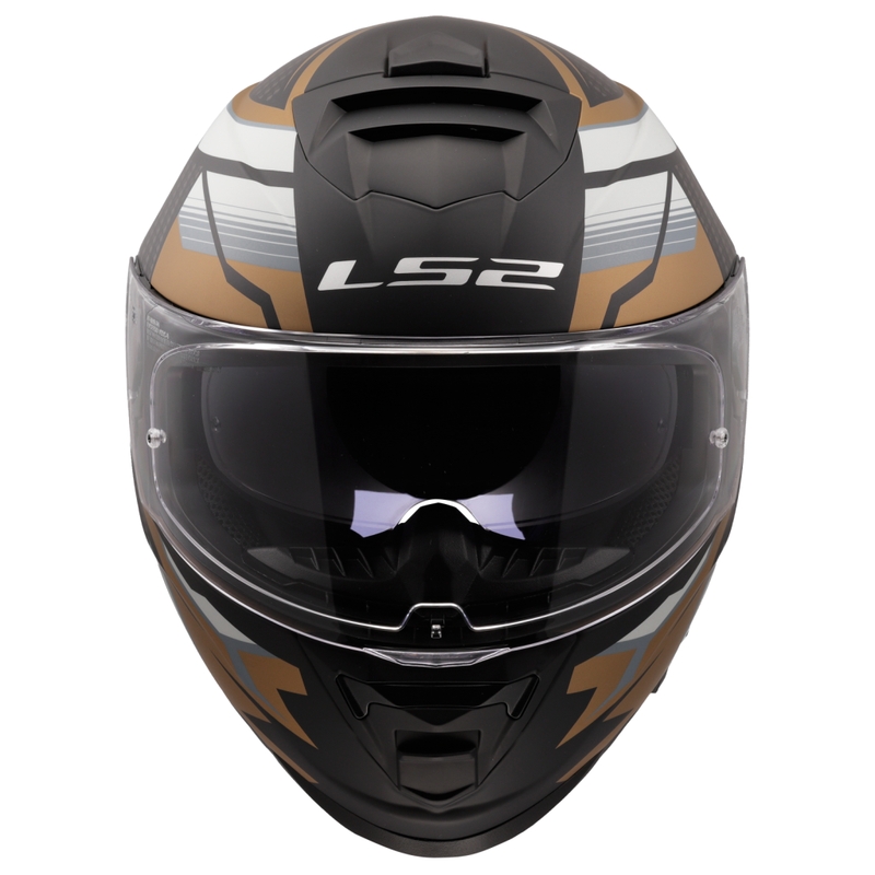 LS2 FF800 Storm II Tracker integralna motociklistička kaciga crno-zlatna
