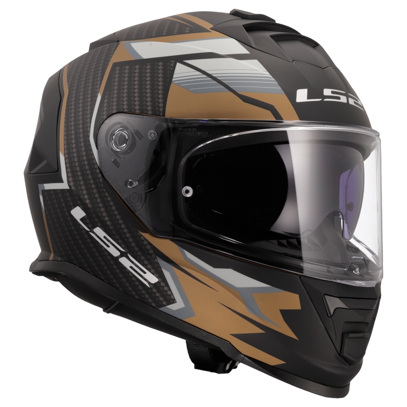 LS2 FF800 Storm II Tracker integralna motociklistička kaciga crno-zlatna