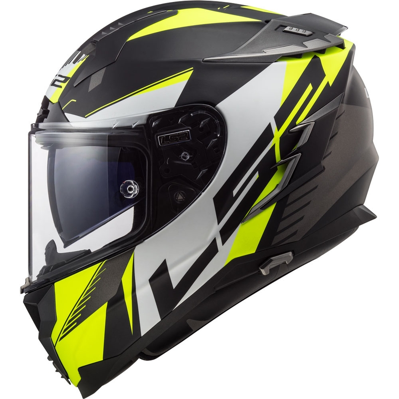LS2 FF327 Challenger Squadron Full Face motociklistička kaciga crno-fluo žuta rasprodaja