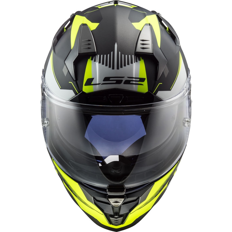 LS2 FF327 Challenger Squadron Full Face motociklistička kaciga crno-fluo žuta rasprodaja